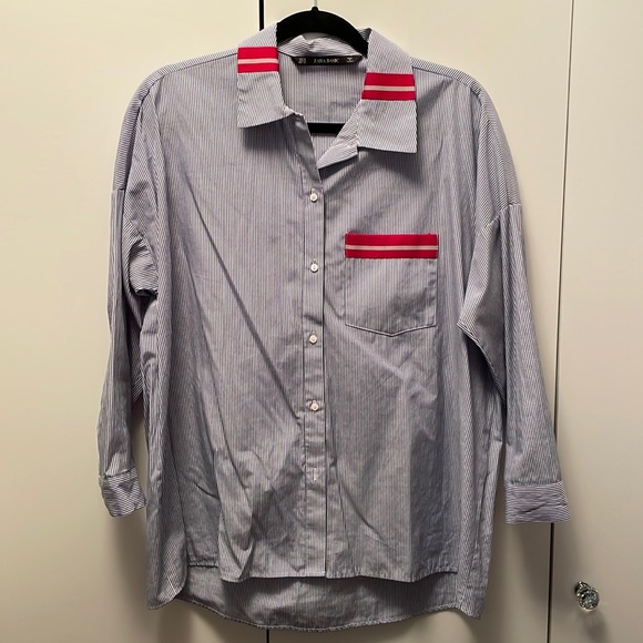 💜 Zara oversized shirt - Picture 1 of 3